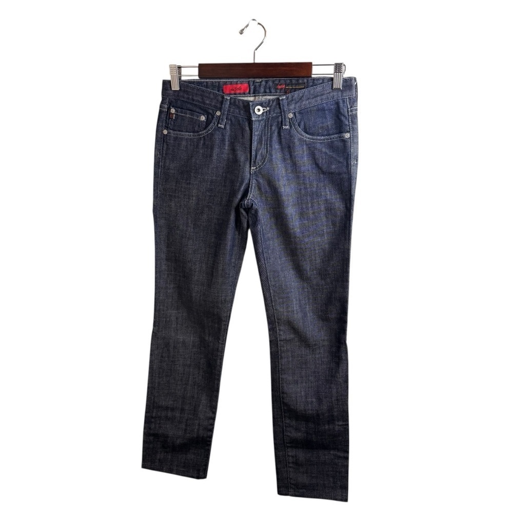 AG Adriano Goldschmied | Tye Stilt Revolve Dark Blue Slim Jeans | Sz 28